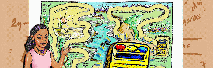 general math,
                          arithmetic, fractions, decimals, percents,
                          measurement conversions, and geometry.